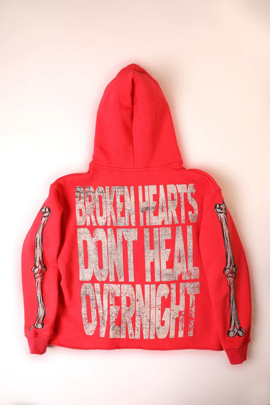 Broken Heart Hoodie (Red)