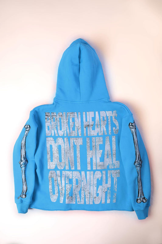 Broken Heart Hoodie (Blue)