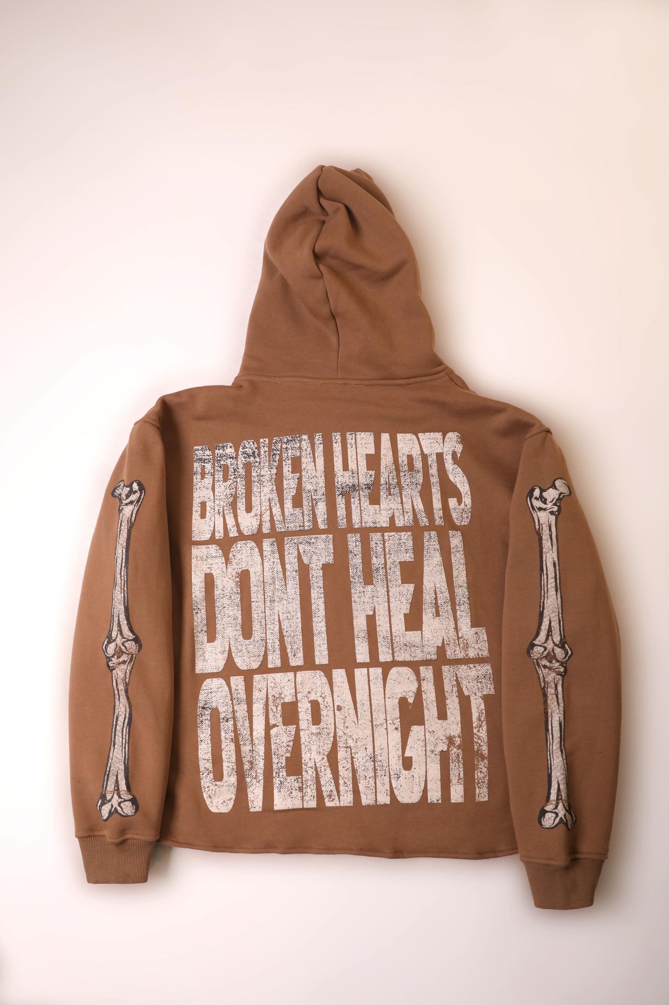 Broken Heart Hoodie (Brown)